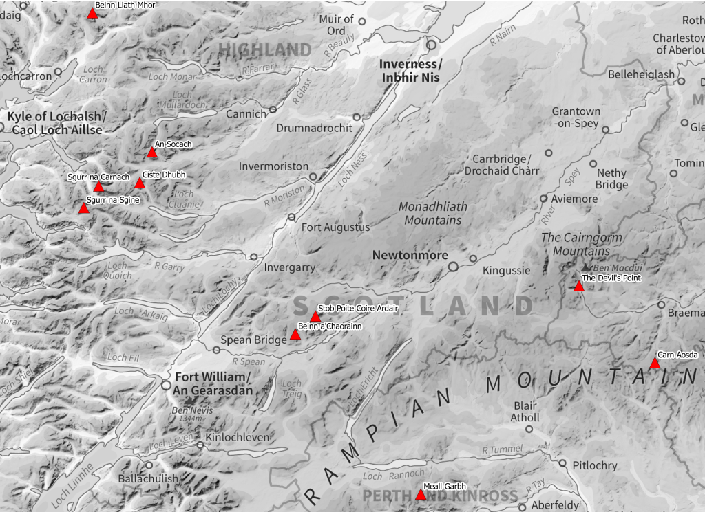 The Most Visible Mountain & New Mountain Classifications