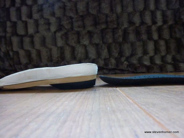 Custom insole compared to regular insoles