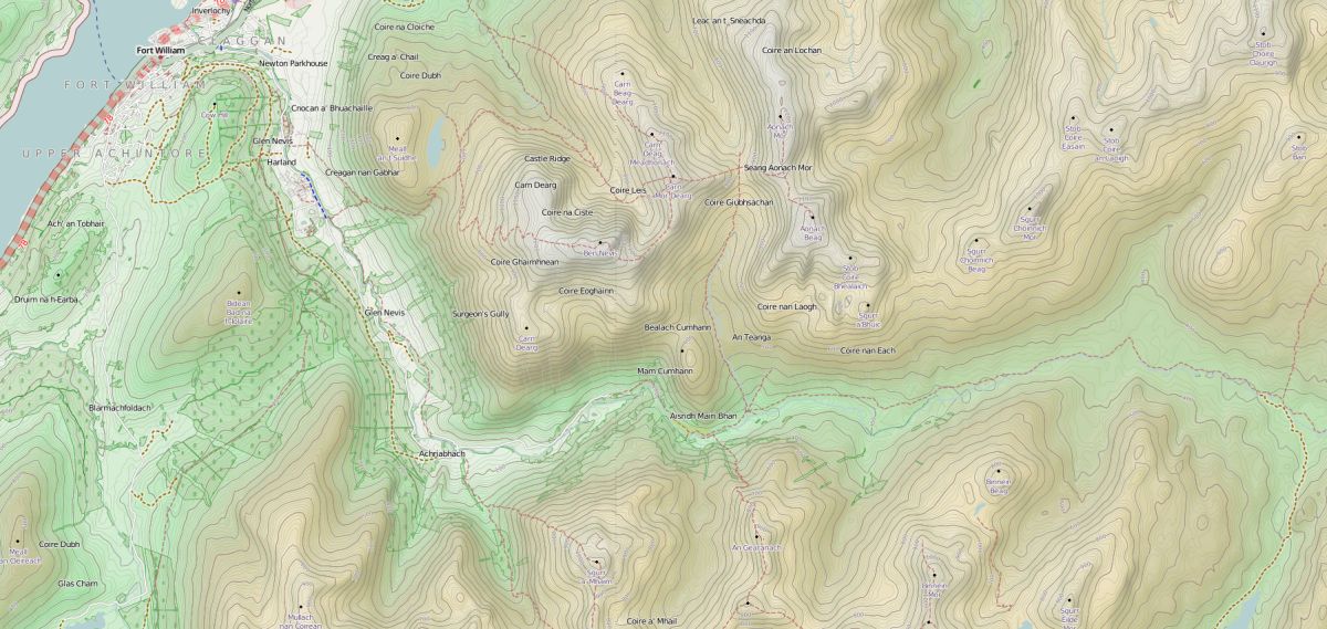 Ben Nevis OpenCycleMap