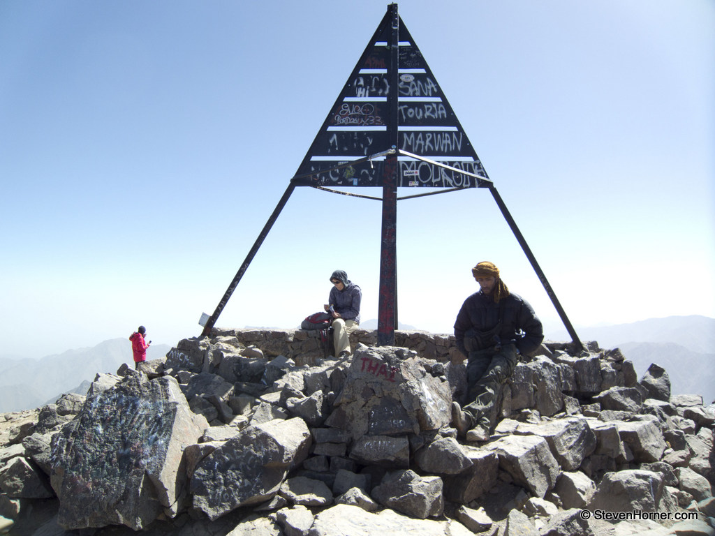 Summit of Mt Toubkal