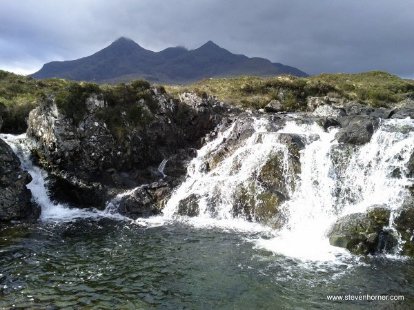 The Black Cuillin above Allt Dearg Mor