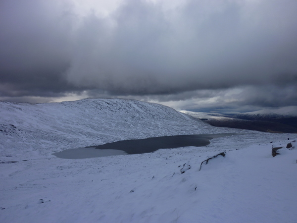 Lochan on the way up Ben Nevis